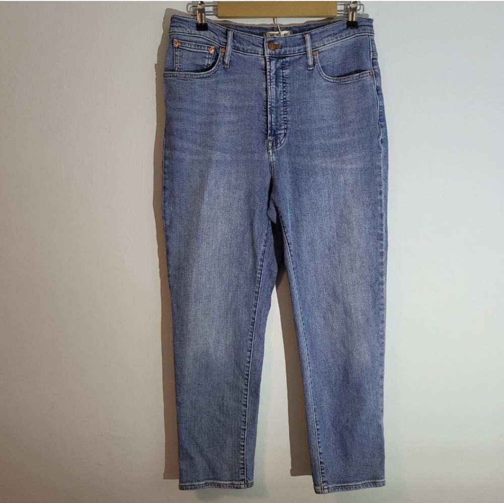 Madewell Womens Blue Perfect Vintage Jeans Size 31 Tapered Denim Medium Wash